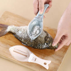 Fish Scale Planing And Scraping Tool With Lid For Household Kitchen Manual Removal Of Fish Scales And Seafood Tools