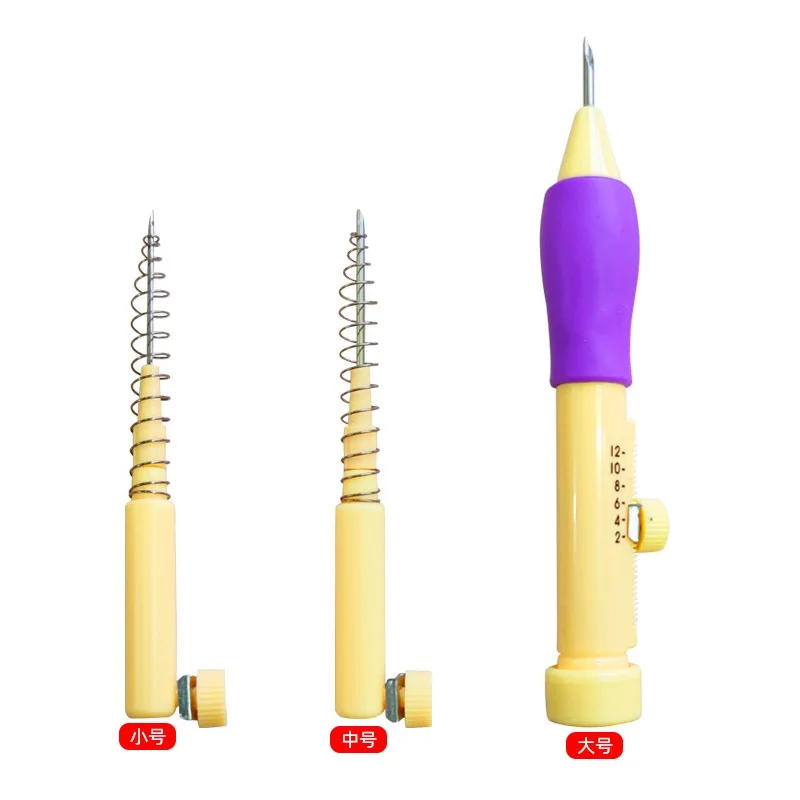 Description Picture 5 of itemEmbroidery Punch Needle Kit Stitching Tool Set Magic Embroidery Needle Pen Weaving Tool Knitting Sewing Tools for DIY Sewing