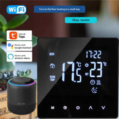 Digital Smart Wifi Thermostat Electric Floor Heating Water/Gas Boiler LCD Touch Temperature Control for Home Alexa