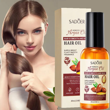 Pure Moroccan Argan Oil Hair & Scalp Care Essential Oil Treatment for Moisturizing Soft Hair Dry Hair Repair Multi-functional