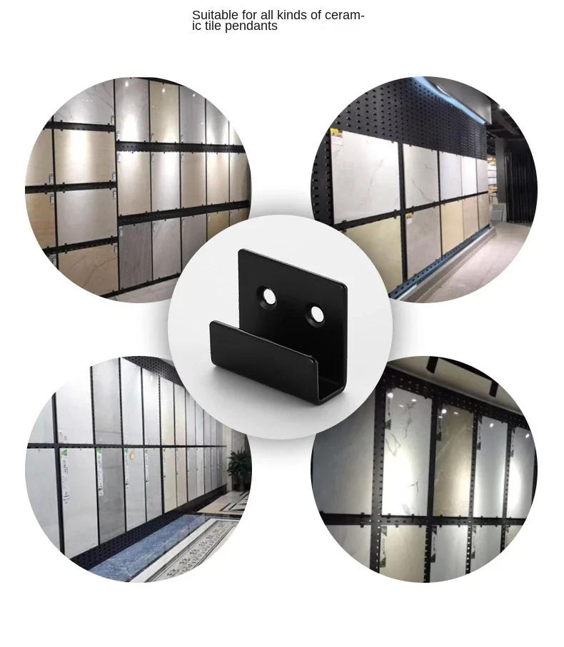 Description Picture 3 of item2pcs Stainless steel tile pendant hooks Wall fixtures pendant hanging tile accessories tile fixing hooks furniture fasteners