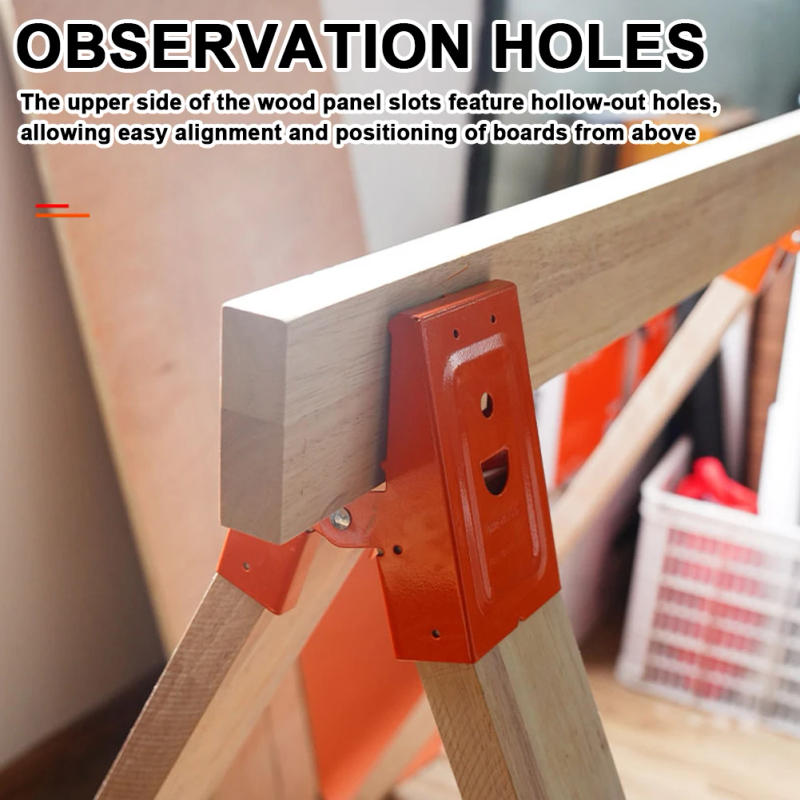 Description Picture 2 of itemSturdy Steel Clamps Versatile DIY Woodworking Table Efficient Support for Carpentry and Renovation Projects