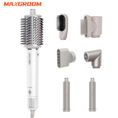 MAXGROOM Airwrap 7 in 1 Hair Dryer Hot Comb Set Professional Curling Iron Hair Straightener Styling Tool High Speed Hair Dryer