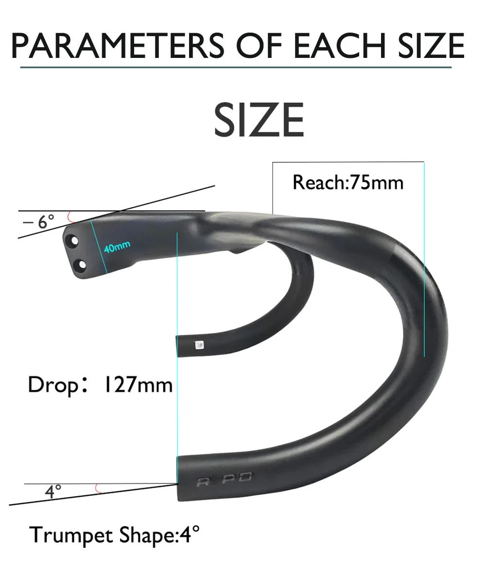 Description Picture 6 of itemSL7 SL8 Carbon Integrated Road Bike Handlebar Di2 Compatible w/ GPS Computer Mount, Accessory Covers, Internal Cable Routing