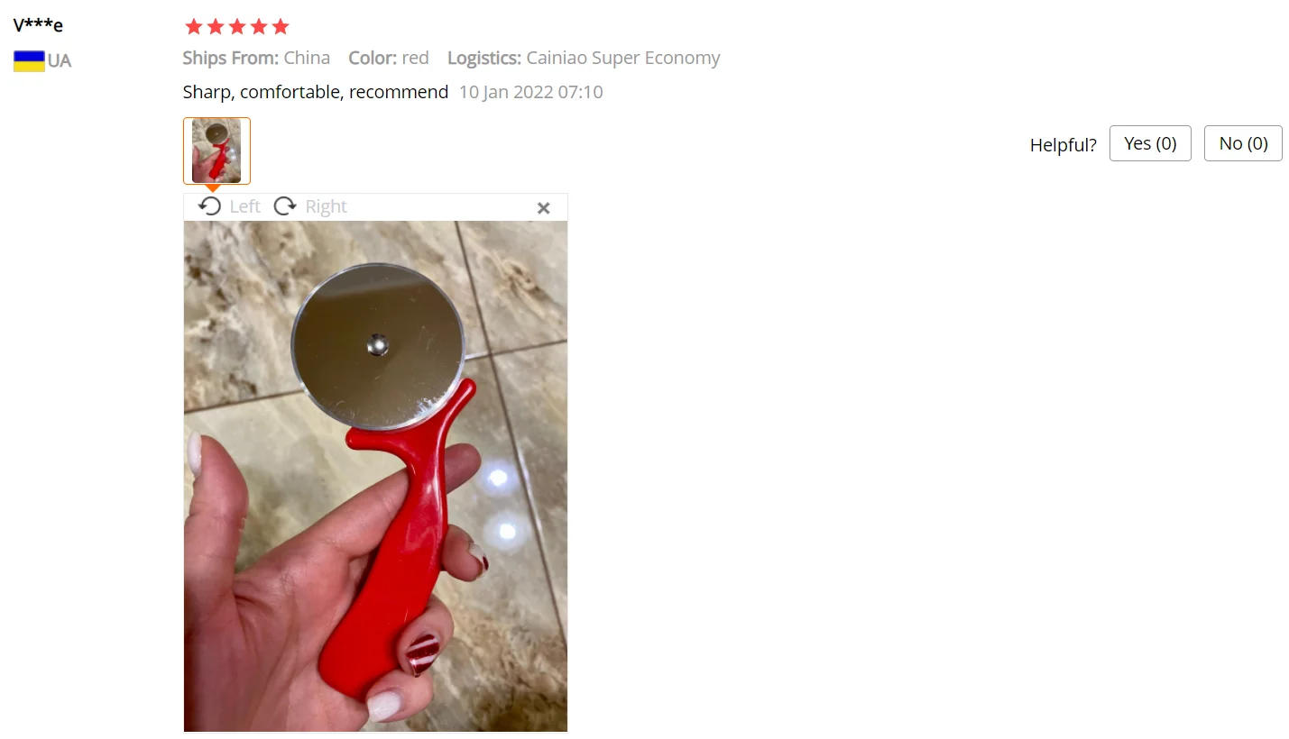 Description Picture 6 of itemStainless Steel Pizza Cutters Pastry Roller Cutter Pizza Knife Cookie Cake Roller Wheel Scissor Bakeware Kitchen Accessories