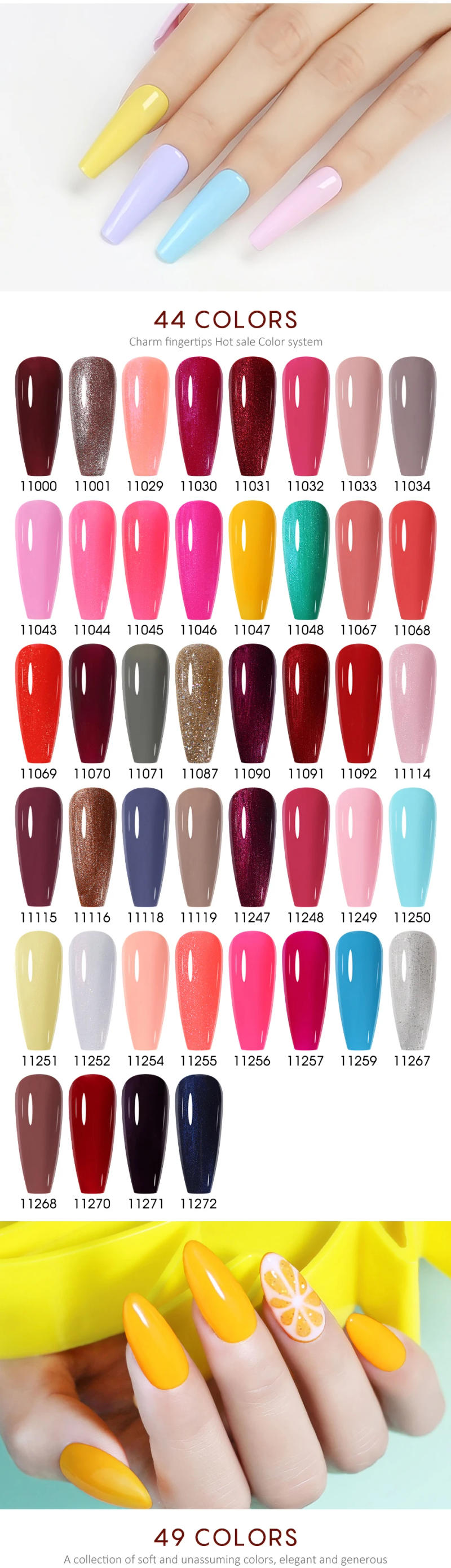 Description Picture 6 of itemNAILCO 15ml Nail Gel Polish All For Manicure Semi Permanent Varnishes Soak Off Gel UV LED Base Super Top Matte Coat Gel