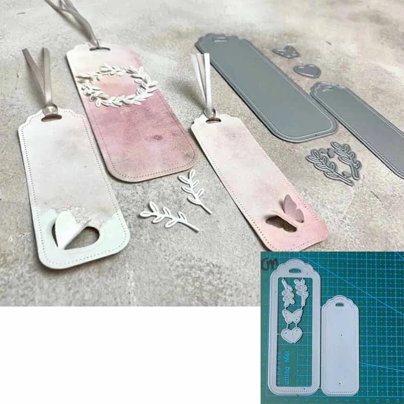 Description Picture 4 of itemTag Hanger metal cutting dies mold Scrapbooking decoration paper craft knife mould blade punch template Embossing stencils