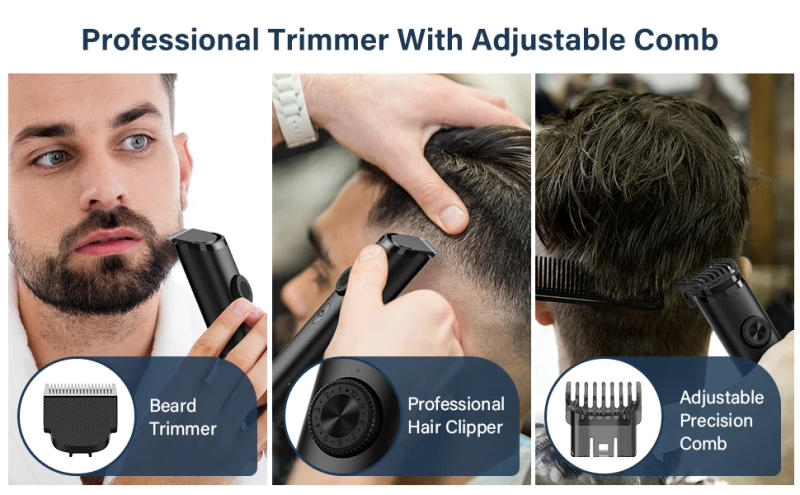Description Picture 2 of itemSejoy Professional Hair Clippers rechargeable Cordless Electric Hair Trimmer For Men Cutting Machine Wireless Barber Trimmer