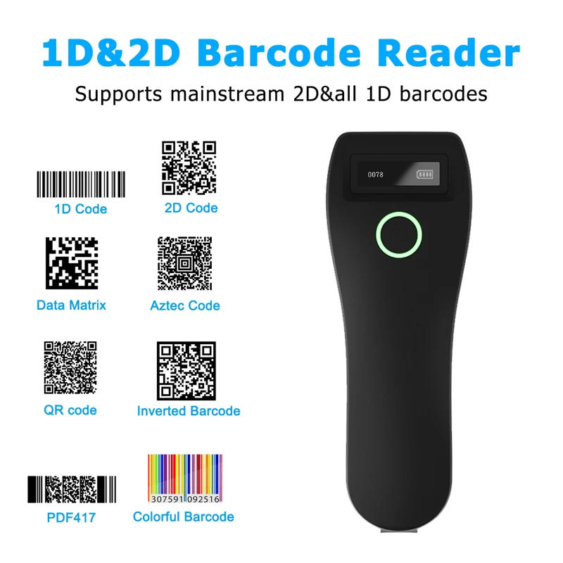 Description Picture 6 of itemBarcode Scanner C70 Wireless 1D 2D CMOS Scanner USB Bluetooth Mini Pocket QR Reader IOS Android Windows for Mobile Payment