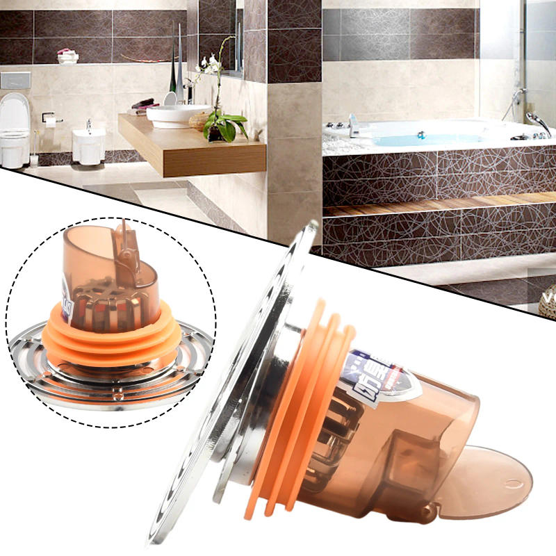 Description Picture 2 of itemBathroom Shower Floor Drain Toilet Insect-proof Anti-odor Deodorant Sewer Floor Core Drain Stoppers Cover For 33-45mm Pore