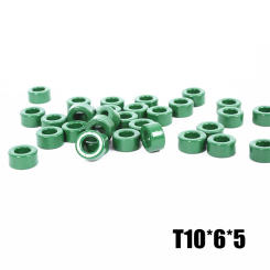 10 PCS T10*6*5 Mn-Zn Green Ferrite Magnetic Ring Anti-interference Core Toroid Ferrite Core for Inductor Chokes