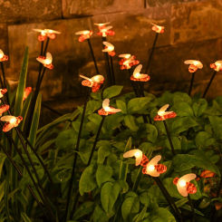Garden Solar Bee Lights Outdoor Decor Light Waterproof Stake Lights For Yard Pathway Patio