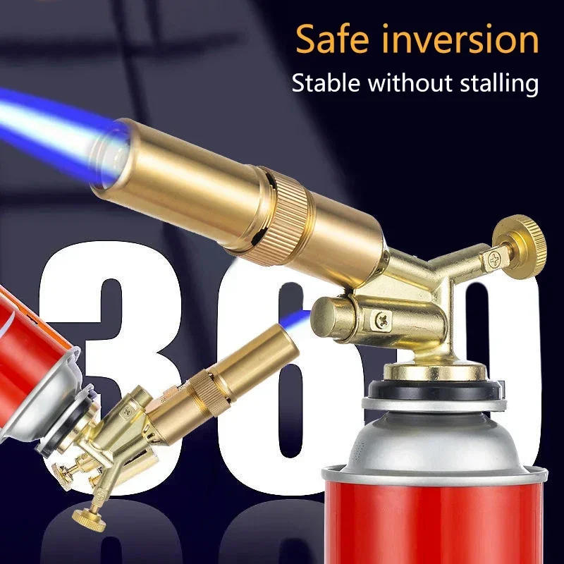 Description Picture 2 of itemPortable Welding Gas Torch Flame  Butane Burner Outdoor Camping BBQ Lighter Flamethrower Kitchen Supplies Welding Equipment