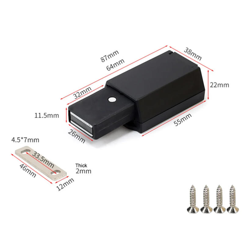 Description Picture 5 of itemAchieve A Premium Easy Installation Easy Installation Cabinet Catch Magnetic Door Catches Push To Open Cabinet Catch