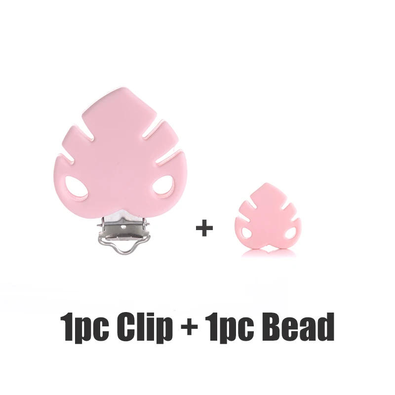 Description Picture 3 of itemCartoon Animal 2Pcs/Set Silicone Clip Beads BPA Free Handmade Teether Dummy Holder DIY Baby Pacifier Chain Necklace Accessories