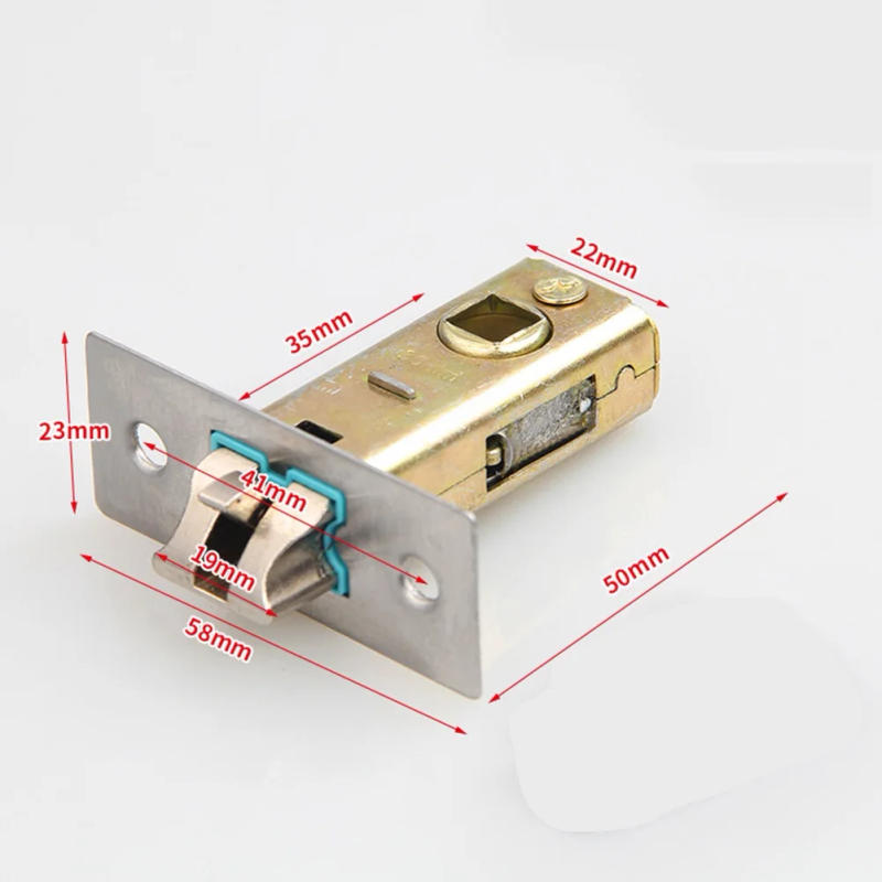 Description Picture 5 of itemDoor Lock Core Lock Tong Tubular Latch Internal Bolt Catch Lock Tongue Lockcase Fitting Bathroom Insert Core Hardware