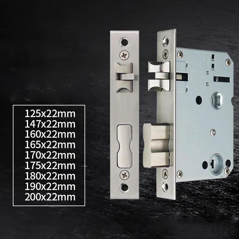 Description Picture 3 of item5050 Lock Body Metal Stainless Steel Electronic Lock Body 5050 Mortise For Tuya Face Recognition Fingerprint Smart Door Lock