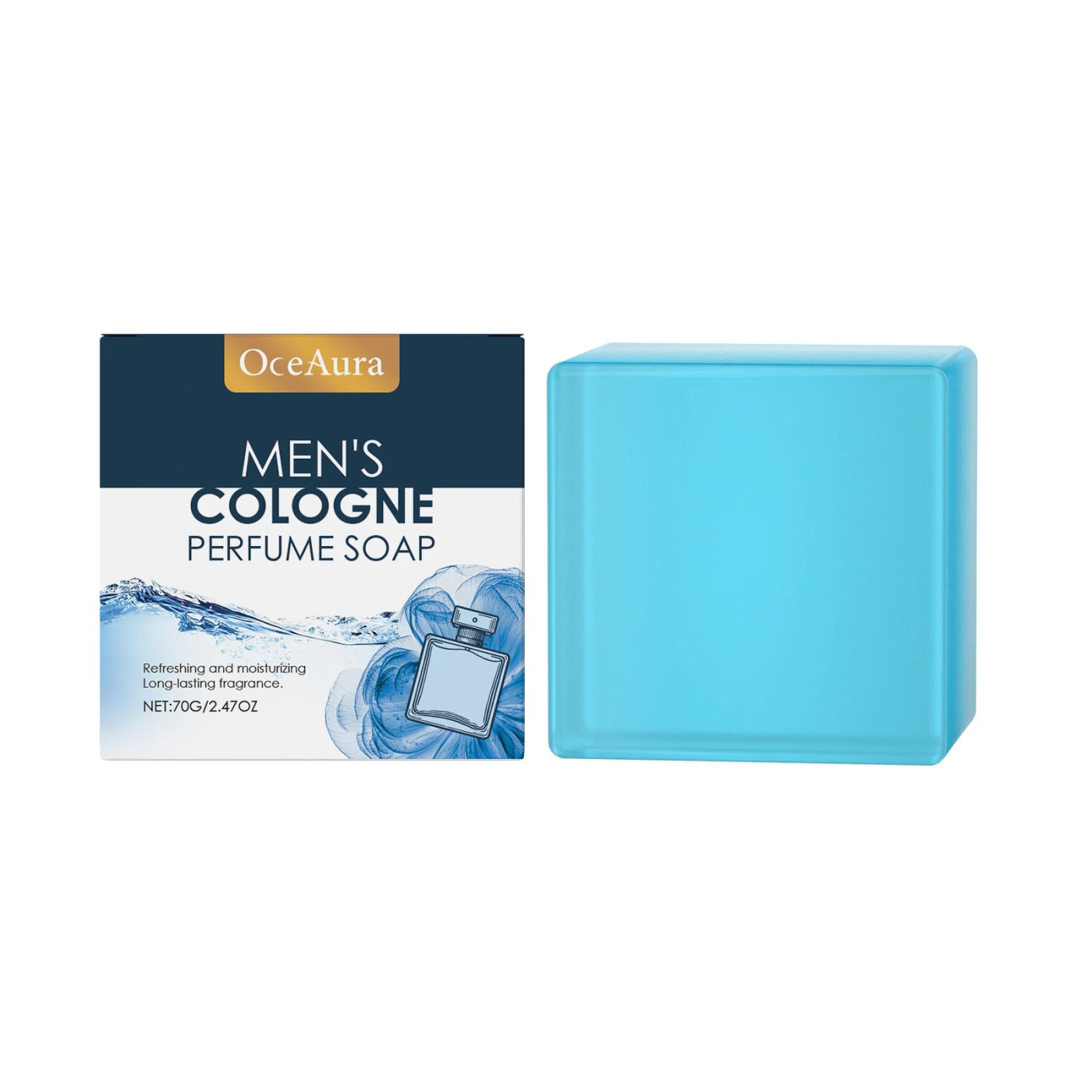 Description Picture 5 of itemBath Soap for Men Long Lasting Fragrance Even Skin Tone Oil Control Deep Cleansing Pores Shrinking Eliminate Odor Exfoliate Soap