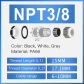 NPT three eighths