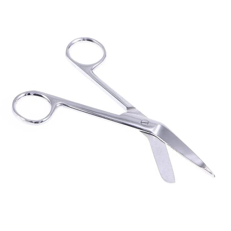 Description Picture 5 of item14CM Stainless Steel Gauze Bandage Scissors Dressing Surgical  Household Plaster Scissors Nurse