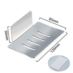 Aluminum Alloy Soap Holder Bathroom Soap Dish With Drain Water Wall Mounted Soap Stand Dish