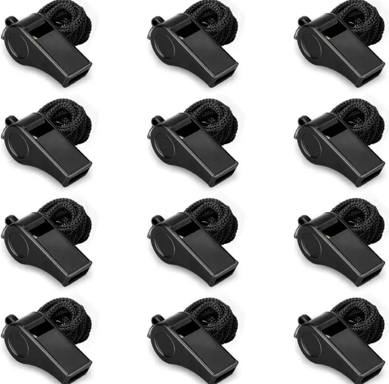 Description Picture 4 of itemHigh Quality Black Whistle Referee Game Halter Whistle Outdoor Travel Hiking Whistle Suitable for Basketball Volleyball Games