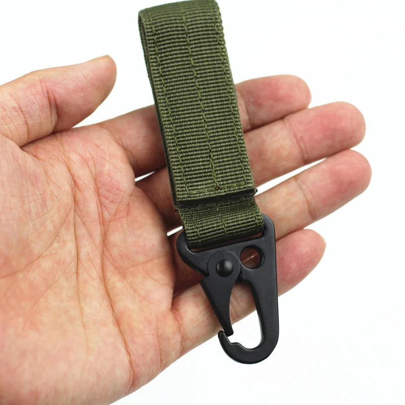 Description Picture 6 of itemTactical Carabiner Outdoor Keychain High Strength Nylon Keys Holder Camping Backpack Belt Hook Camping Hiking Tools Accessories