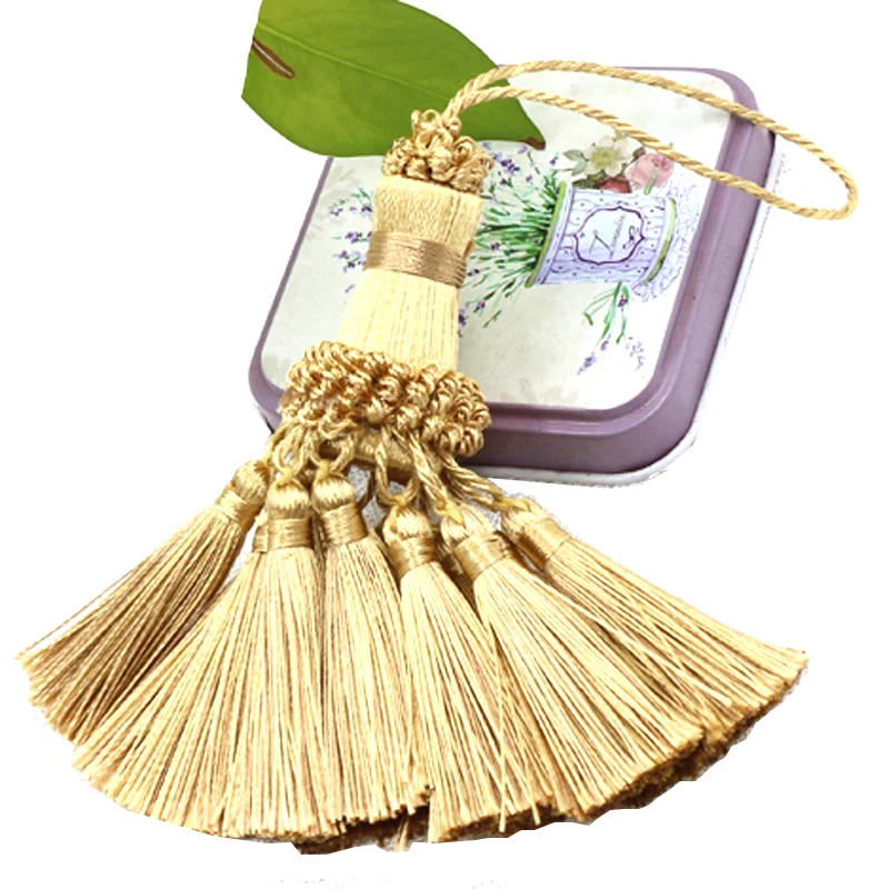 Description Picture 3 of item2Pcs Tassels For Keychains Small Tassel Fringe Trim  Decoration Hanging Pendant DIY Room Accessories Jewelry Accessories