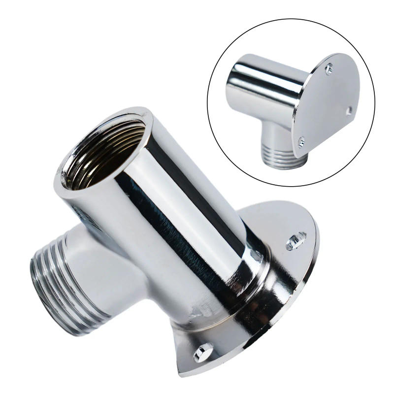 Description Picture 5 of itemDurable Stylish Shower Arm Shower Head Tool Durable Fine Workmanship Shower Head Extension Arm With Mount Base