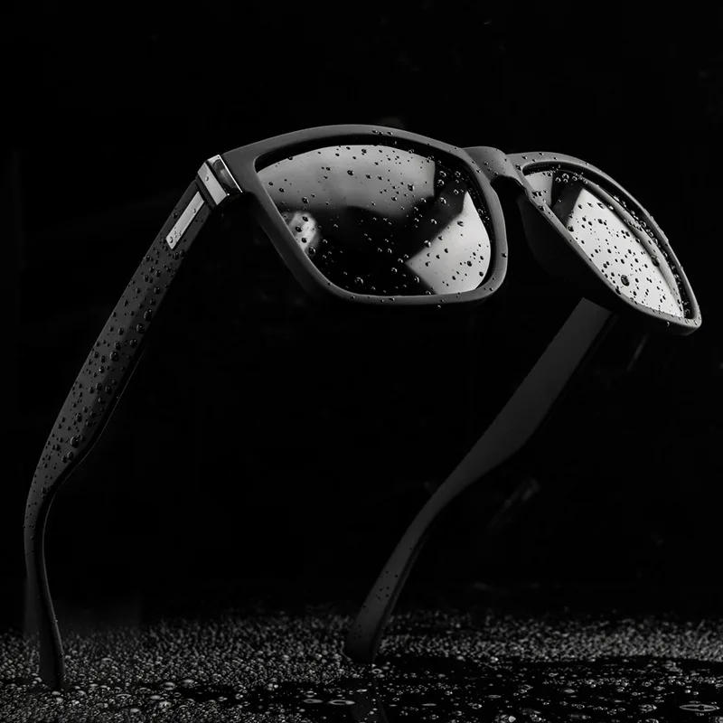 Description Picture 4 of item2022 Fashion Wrap Square Frame Retro Decorative Polarized Fishing Sunglasses Women Men Versatile Pattern Sun Glasses For Adults