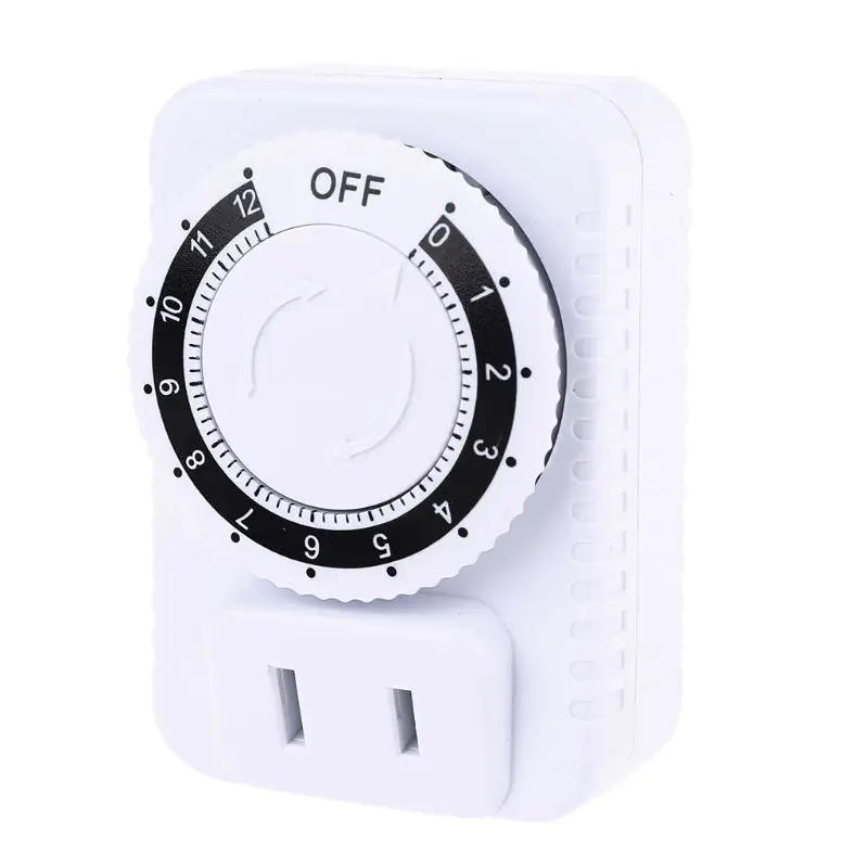 Description Picture 2 of item24 Hour plugs-in CompactTimer plugs Plugs Mini EnergySavers Mechanical Timers Switches for Indoor Home Appliances Control