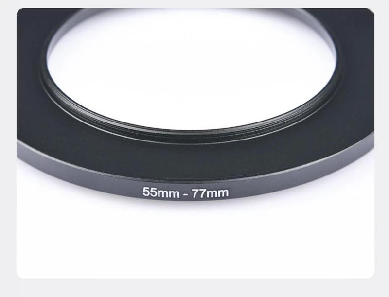 Description Picture 3 of item9pcs 18pcs Camera Lens Filter Step Up/Down Adapter Ring Set 37-82mm 82-37mm for All DSLR Camera Lens Mount Set Kit