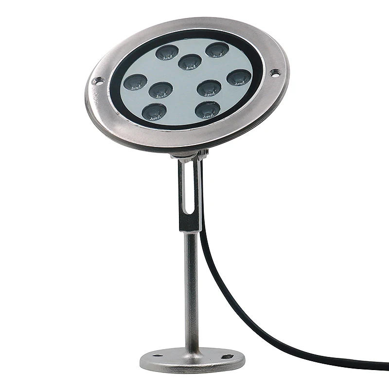 Description Picture 3 of item316L Stainless Steel DC10-30V Waterproof IP68 Led Underwater Light For Wharf Pool Swimming Pool Aquarium Underwater Applications