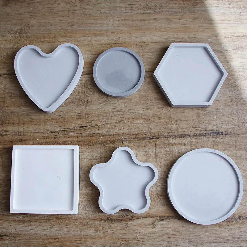 Description Picture 4 of itemOval Tray Silicone Molds Storage Dish Epoxy Resin Molds Clay Tools Cup Mat Plate Plaster Mold DIY Terrazzo Jesmonite Coaster