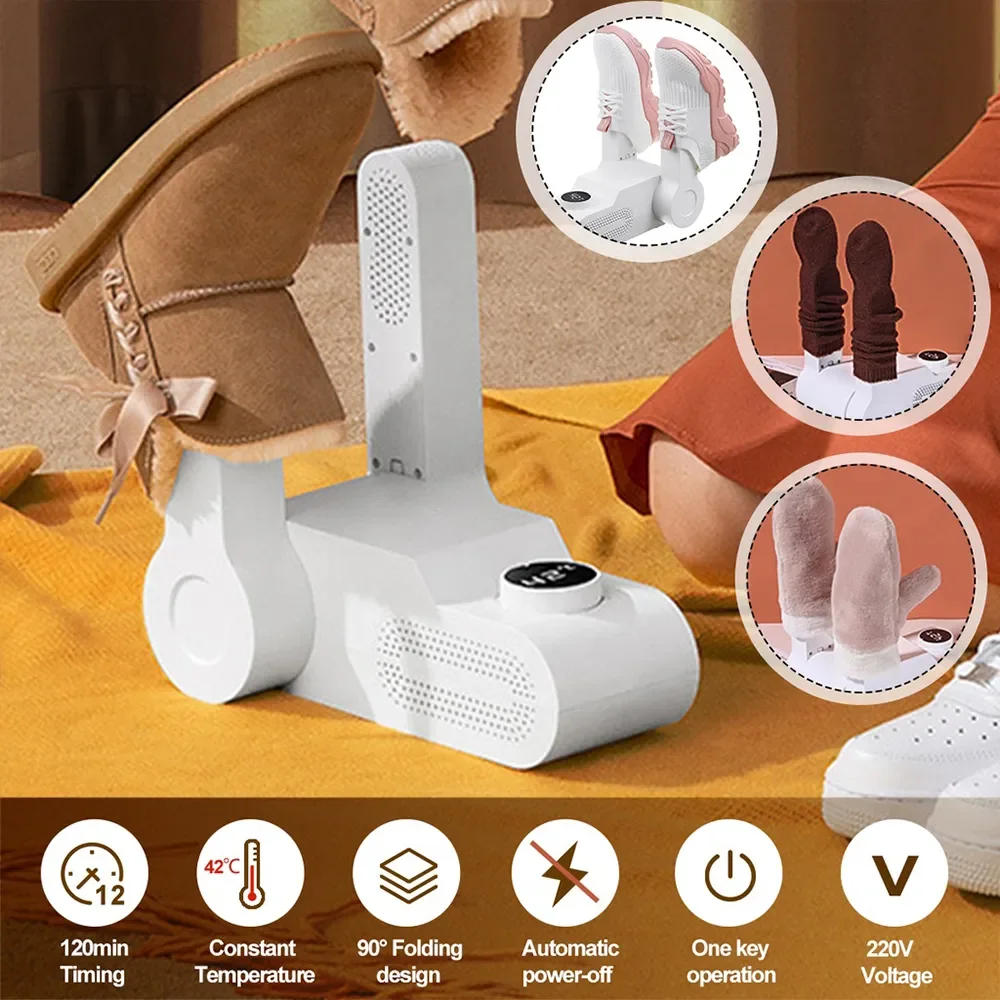 Description Picture 3 of itemNew Shoes Dryer Machine Folding Smart Constant Temperature Fast Dryer Heater Deodorizer Dehumidifier Device Boots Drier Machine