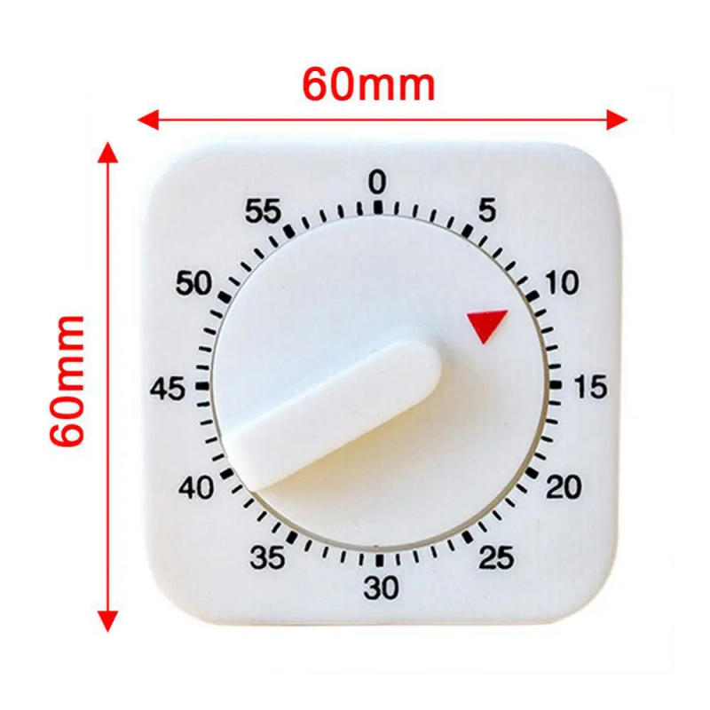 Description Picture 2 of itemMini Innovative Portable Kitchen Timers 1Hr/60Min Kitchen Timer Count Up Down Egg Cooking Mechanical Cooking Timer