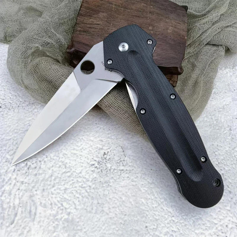 Description Picture 3 of itemUtility C215 Folding Pocket Knife D2 Blade High Quality G10 Handles Outdoor Hunting Defense Tactical Knives Camping EDC Tools