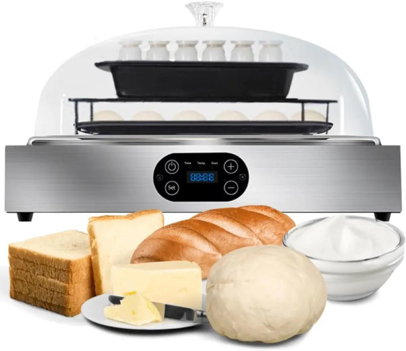 Description Picture 2 of itemElectric Bread Dough Proofer Machine with Humidity and Temperature control Sourdough Bread Proofer Box Yogurt Maker Proofing