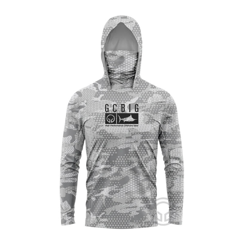 Description Picture 5 of itemFishing Clothing Men's Long Sleeve Jersey For Fishing Uv Protection Hoodie Mask Fishing/Hiking Shirts Camisa De Pesca Apparel