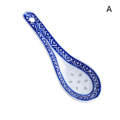 1pcs Ceramic Spoon China Soup Spoon Stir Soup Spoons for Soup And Rice Kitchen Tableware Dining Bar Tool