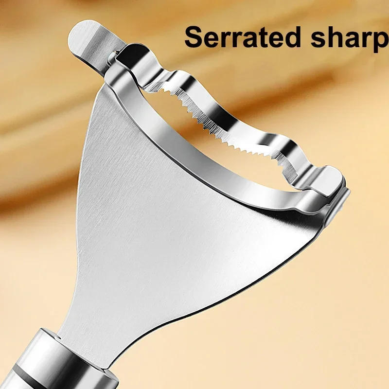 Description Picture 5 of itemStainless Steel Serrated Corn Peeler Corn Shaver Planer Thresher Stripper Cutter Melon Fruit Planer Sheller Kitchen Gadget Tool