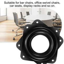 Square 360 Degree Rotating Turntable 2 3 4 Inch Metal Rolling Bearing Turntable Heavy Duty Bearings Plate Hardware Turntable