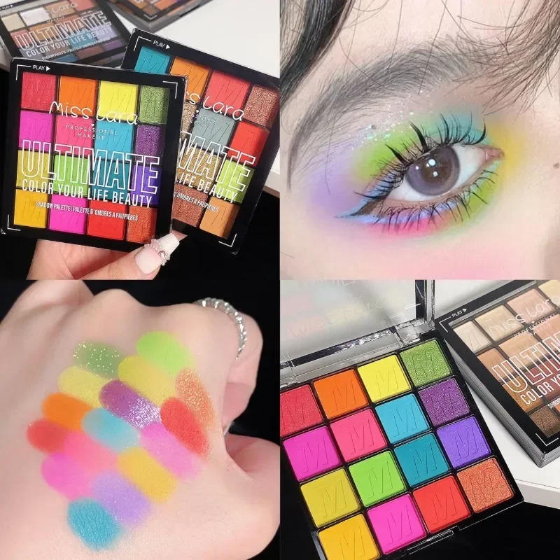 Description Picture 4 of itemRainbow Color Shadow Summer Palette Lasting Waterproof Professional Makeup Glitter Eye Shadow Cosmetic Pigmented 섀도우 팔레트