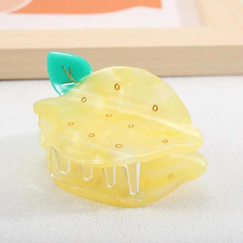 Description Picture 6 of itemGirls Ladies Women Cute Lovely Pineapple Acetate Daisy Bouquet Barrettes Hair Claws Hair Ornaments Korean Style Hair Clips