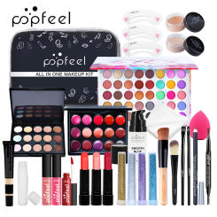 POPFEEL Complete Makeup Set for Women - All-in-One Cosmetic Kit for Girls and Teens â€“ Includes Eyeshadow, Foundationã€‚