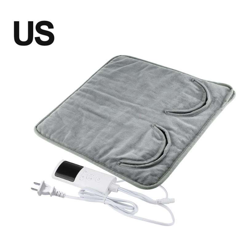 Description Picture 4 of itemElectric Foot Heating Pad Washable Feet Warmer Heater Household Soft Plush Thermal Blanket Foot Warming Mat Home Office Bedroom