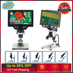 G1600 1600X 9" G1200 1200X 7" Digital Microscope Camera Video Electronic Microscopes Digital Microscopio Trinocular Continuous