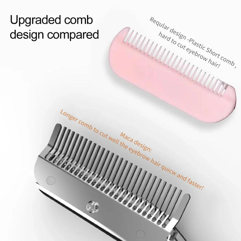 Description Picture 4 of itemStainless Steel Eyebrow Scissors With Eyebrow Comb High Quality Makeup Scissors Eyebrow Trimming Knife Hair Remover Shaver Tool