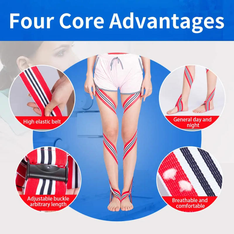 Description Picture 4 of itemO / X Legs Correction Belt Legs Posture Corrector Band Unisex Pediatric Belt for Men Women and Children for Day and Night