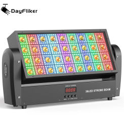 DayFlicker 36 Pcs  Warm White Light + 648 Pcs 5050RGB Stage Par Light for Home Parties KTV Clubs Bars Weddings DJ Party